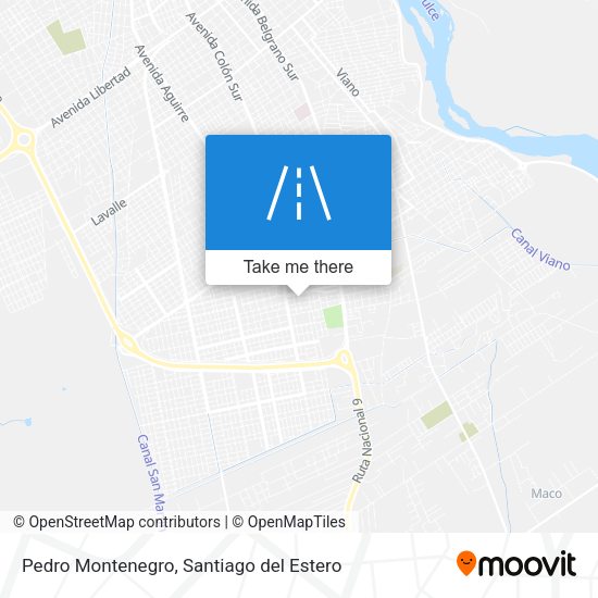 Mapa de Pedro Montenegro
