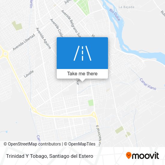 Trinidad Y Tobago map