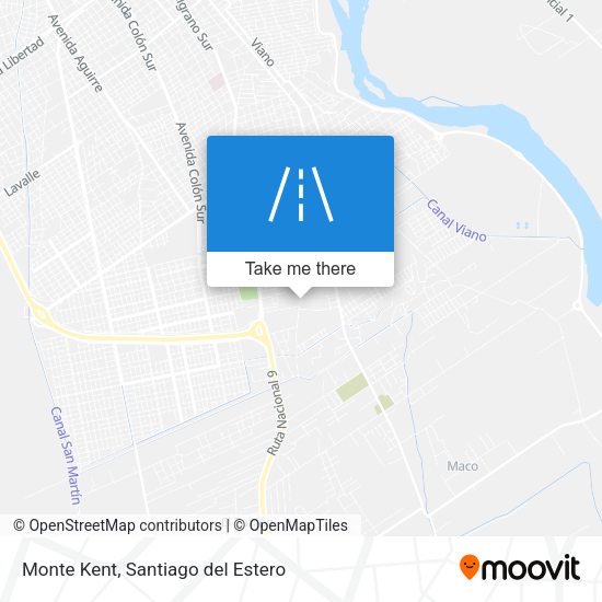 Mapa de Monte Kent
