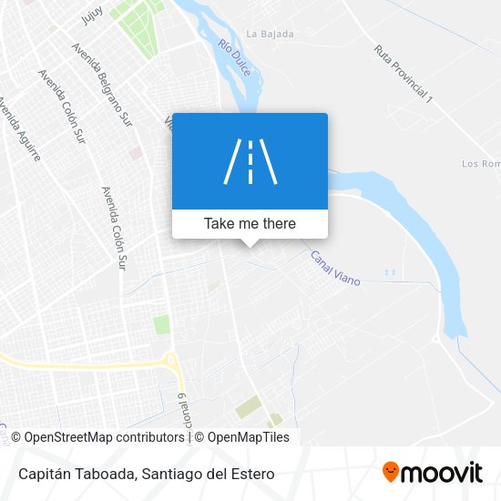 Mapa de Capitán Taboada
