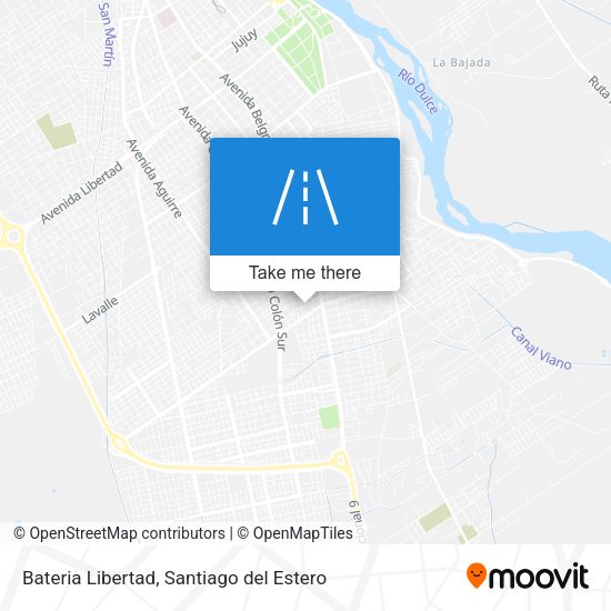 Bateria Libertad map