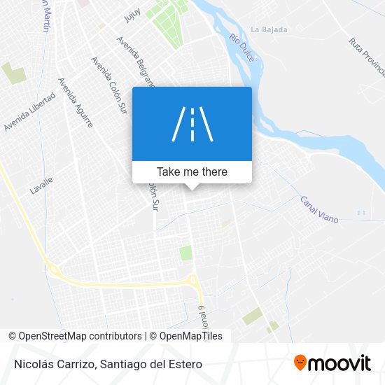 Mapa de Nicolás Carrizo