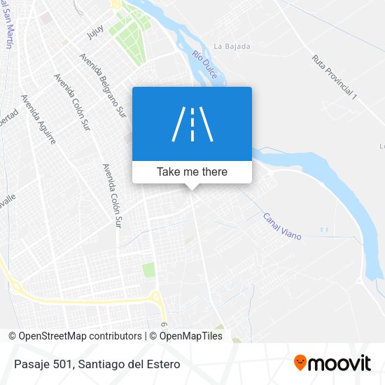 Pasaje 501 map