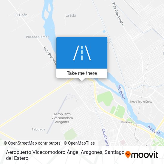 Aeropuerto Vicecomodoro Ángel Aragones map