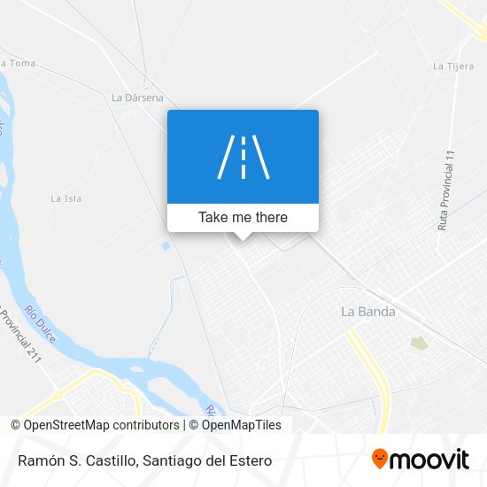 Ramón S. Castillo map