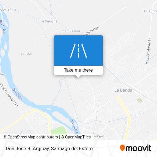 Don José B. Argibay map