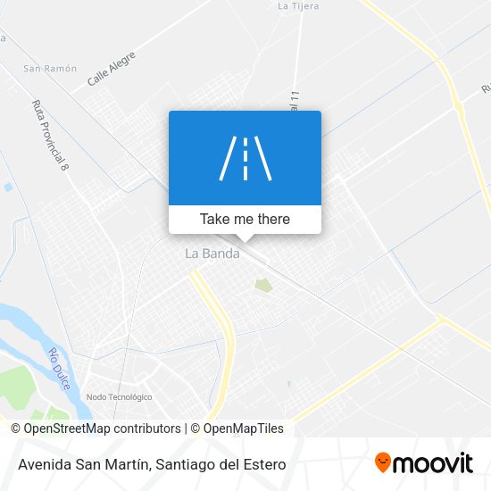 Avenida San Martín map
