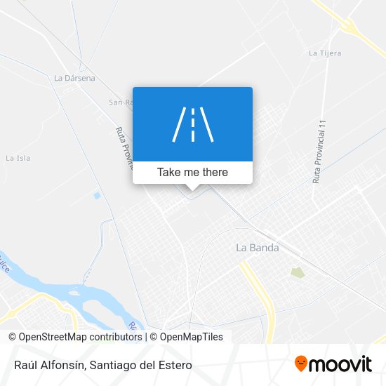 Raúl Alfonsín map