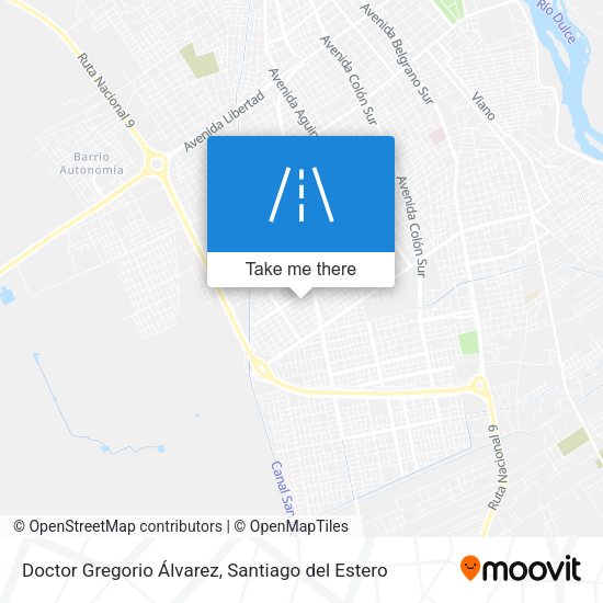 Doctor Gregorio Álvarez map
