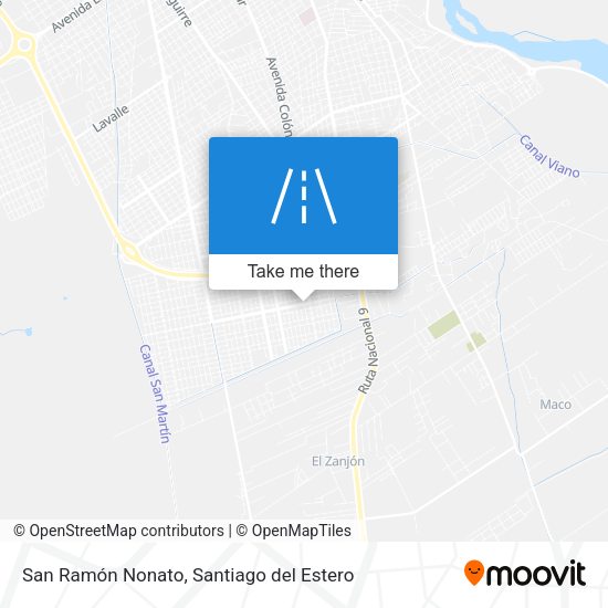 San Ramón Nonato map