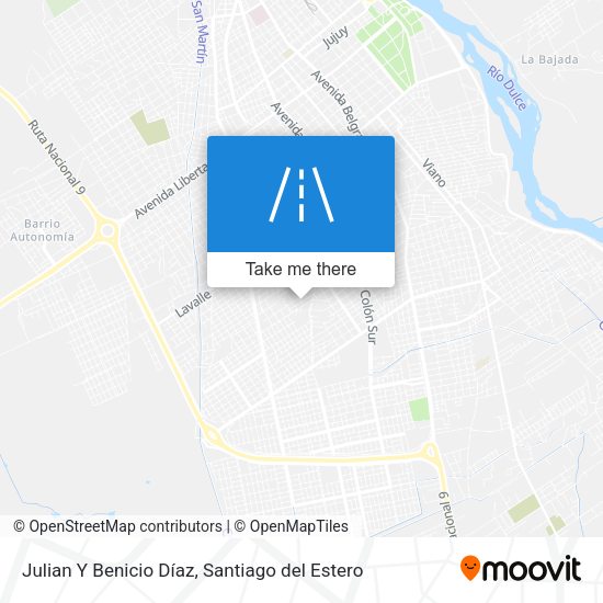 Mapa de Julian Y Benicio Díaz