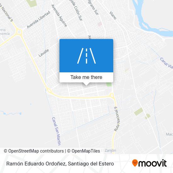 Ramón Eduardo Ordoñez map