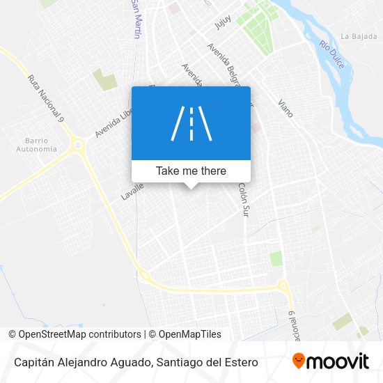 Mapa de Capitán Alejandro Aguado