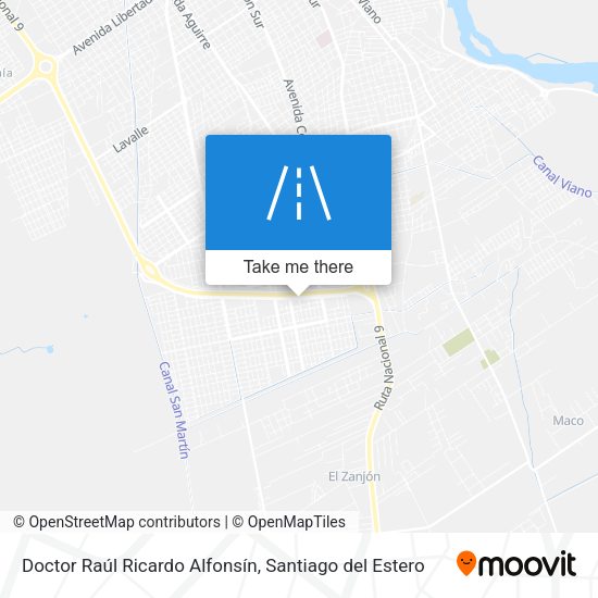 Doctor Raúl Ricardo Alfonsín map