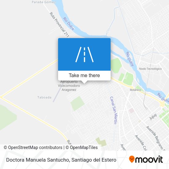 Doctora Manuela Santucho map