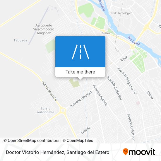 Doctor Victorio Hernández map