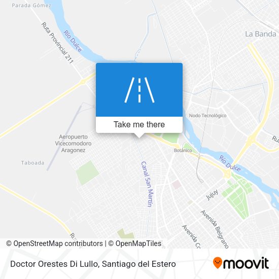 Doctor Orestes Di Lullo map