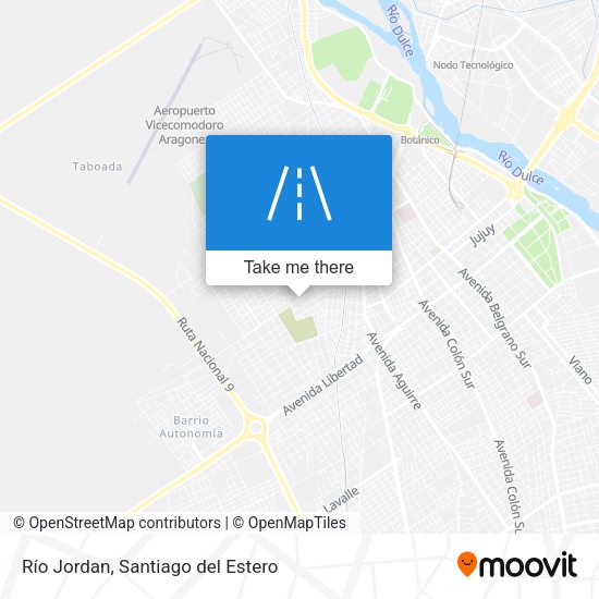 Río Jordan map