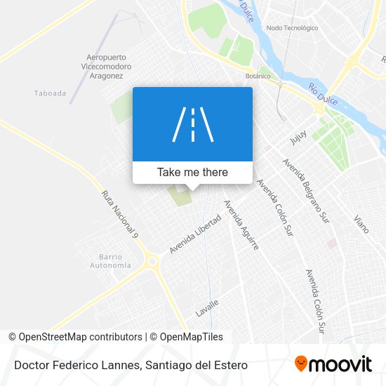 Mapa de Doctor Federico Lannes