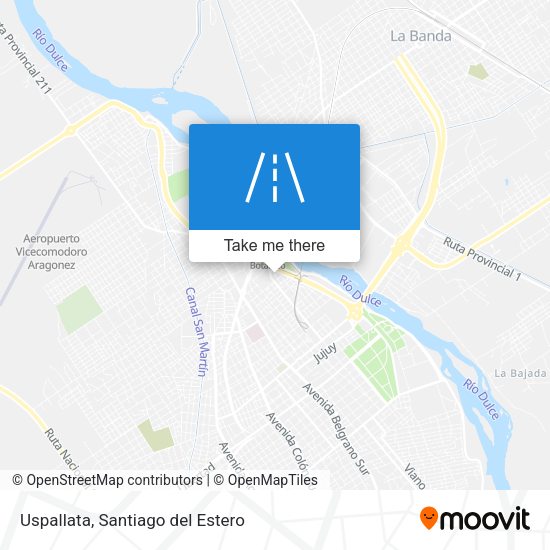 Uspallata map