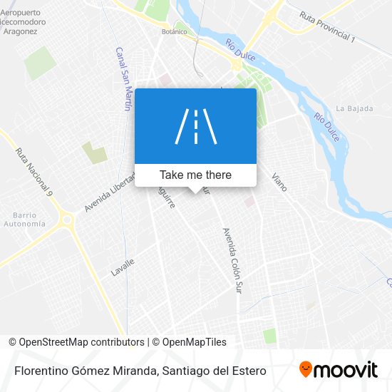 Florentino Gómez Miranda map