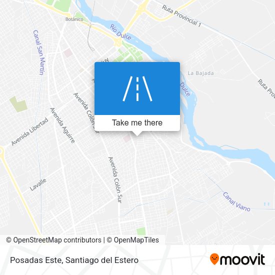 Mapa de Posadas Este