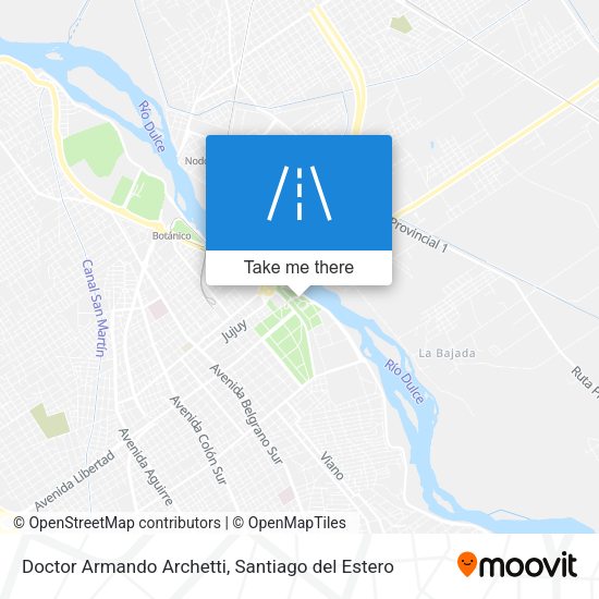 Doctor Armando Archetti map