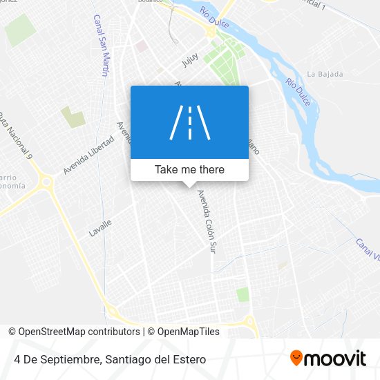 4 De Septiembre map