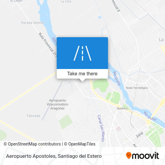 Aeropuerto Apostoles map