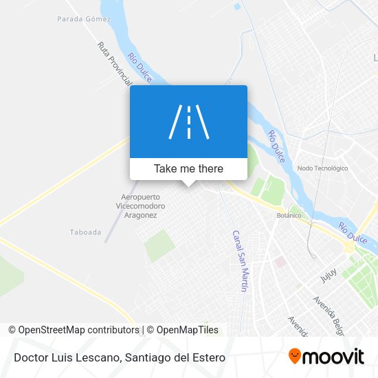 Mapa de Doctor Luis Lescano