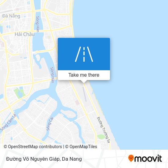 Đường Võ Nguyên Giáp map