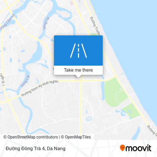 Đường Đông Trà 4 map