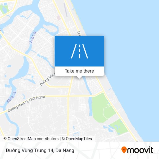 Đường Vùng Trung 14 map