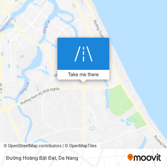 Đường Hoàng Bật Đạt map