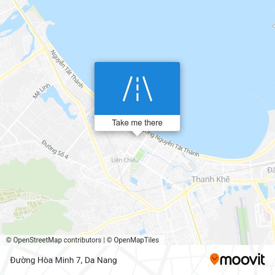 Đường Hòa Minh 7 map
