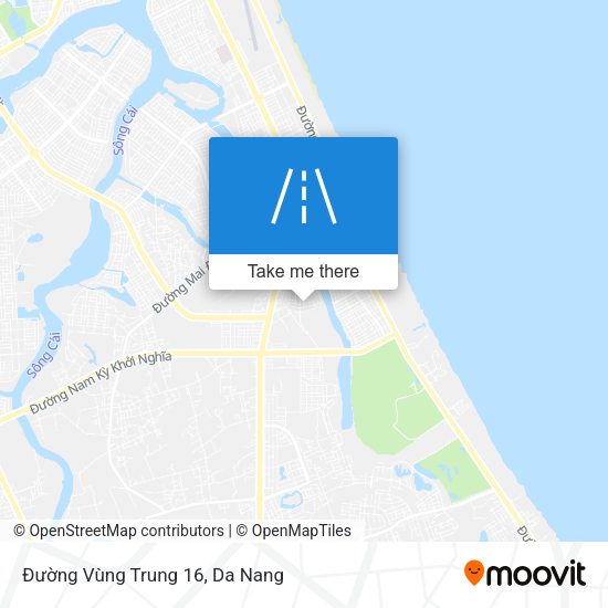 Đường Vùng Trung 16 map