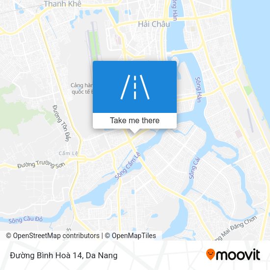 Đường Bình Hoà 14 map