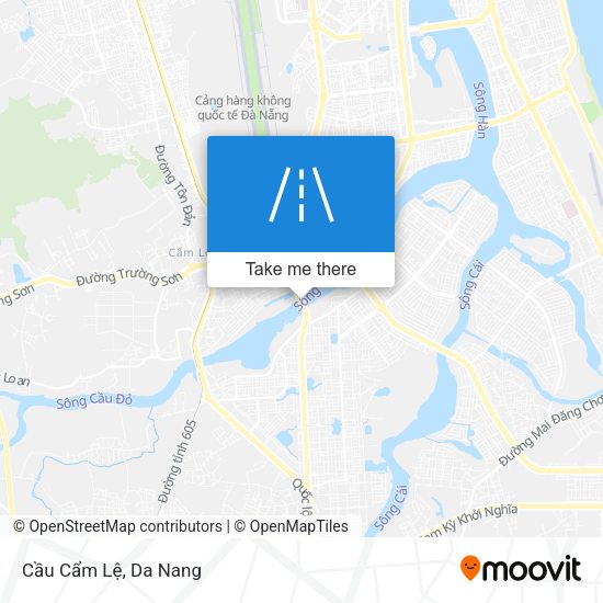 Cầu Cẩm Lệ map
