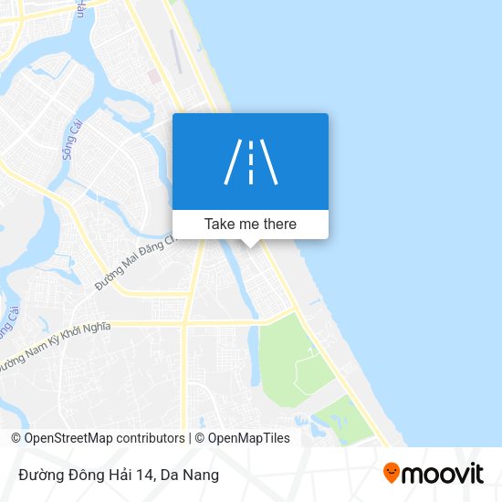 Đường Đông Hải 14 map