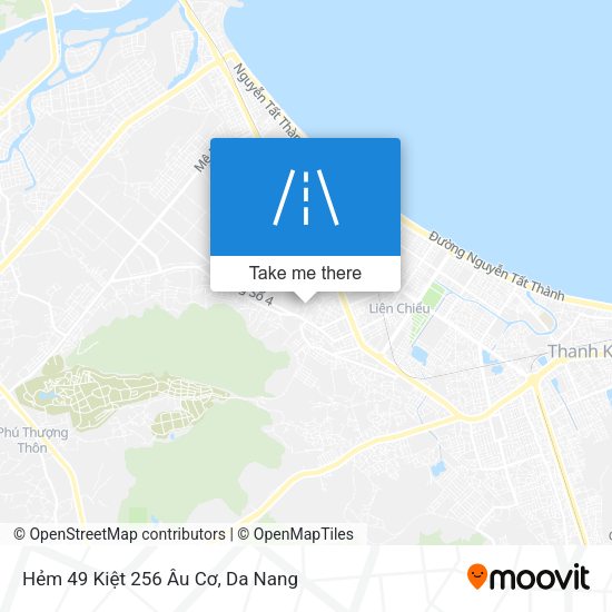 Hẻm 49 Kiệt 256 Âu Cơ map