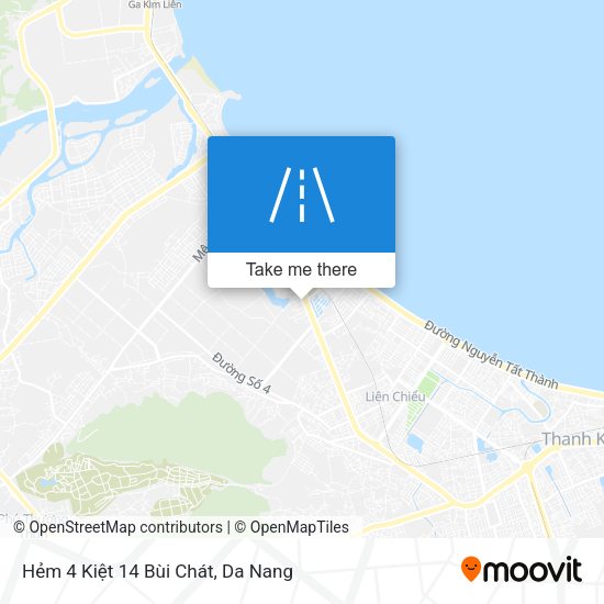 Hẻm 4 Kiệt 14 Bùi Chát map