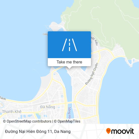 Đường Nại Hiên Đông 11 map
