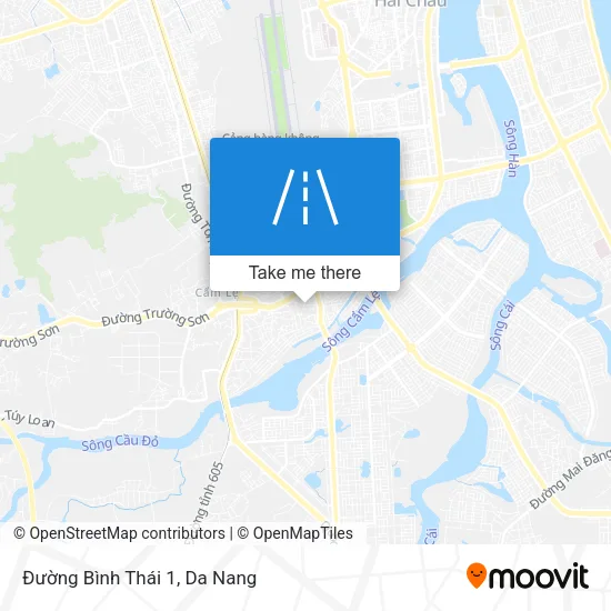 Đường Bình Thái 1 map