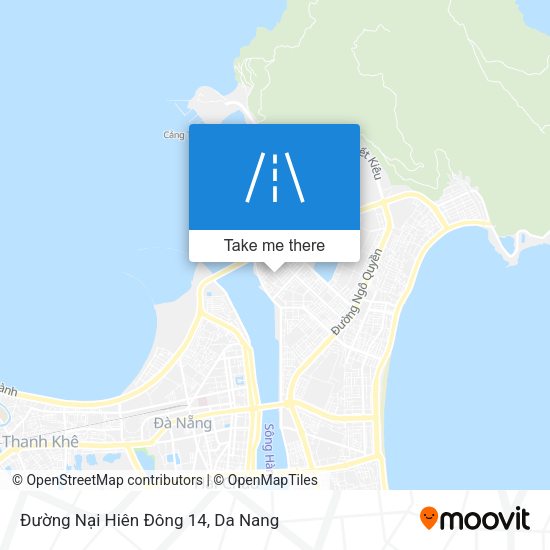 Đường Nại Hiên Đông 14 map
