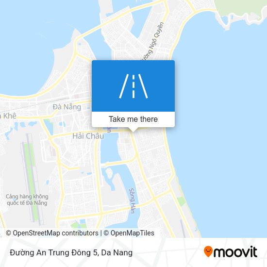 Đường An Trung Đông 5 map