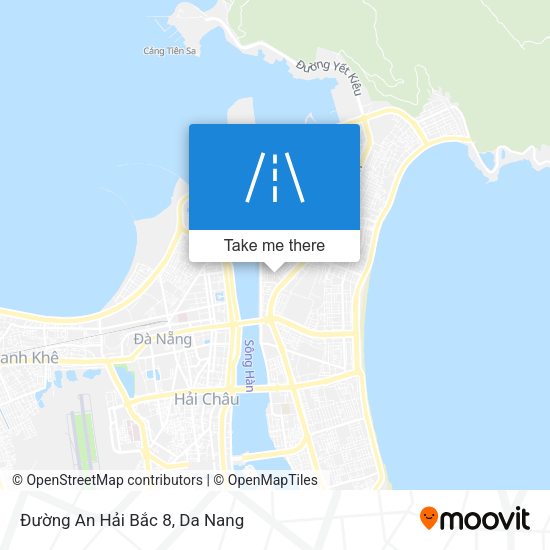 Đường An Hải Bắc 8 map