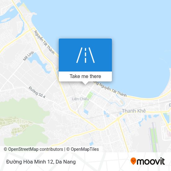 Đường Hòa Minh 12 map