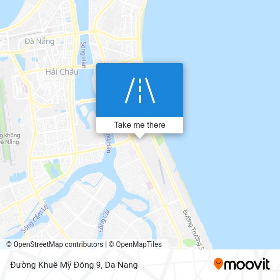 Đường Khuê Mỹ Đông 9 map