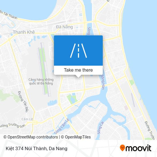 Kiệt 374 Núi Thành map