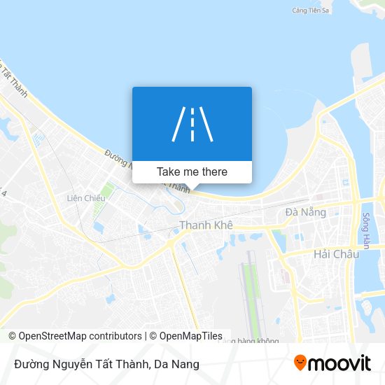 Đường Nguyễn Tất Thành map